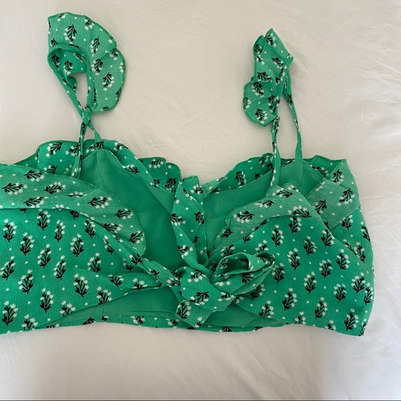 Cropped floral top - Picture 4 of 5